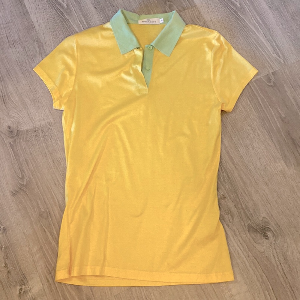 Bugatchi Women Short Sleeve Polo Top